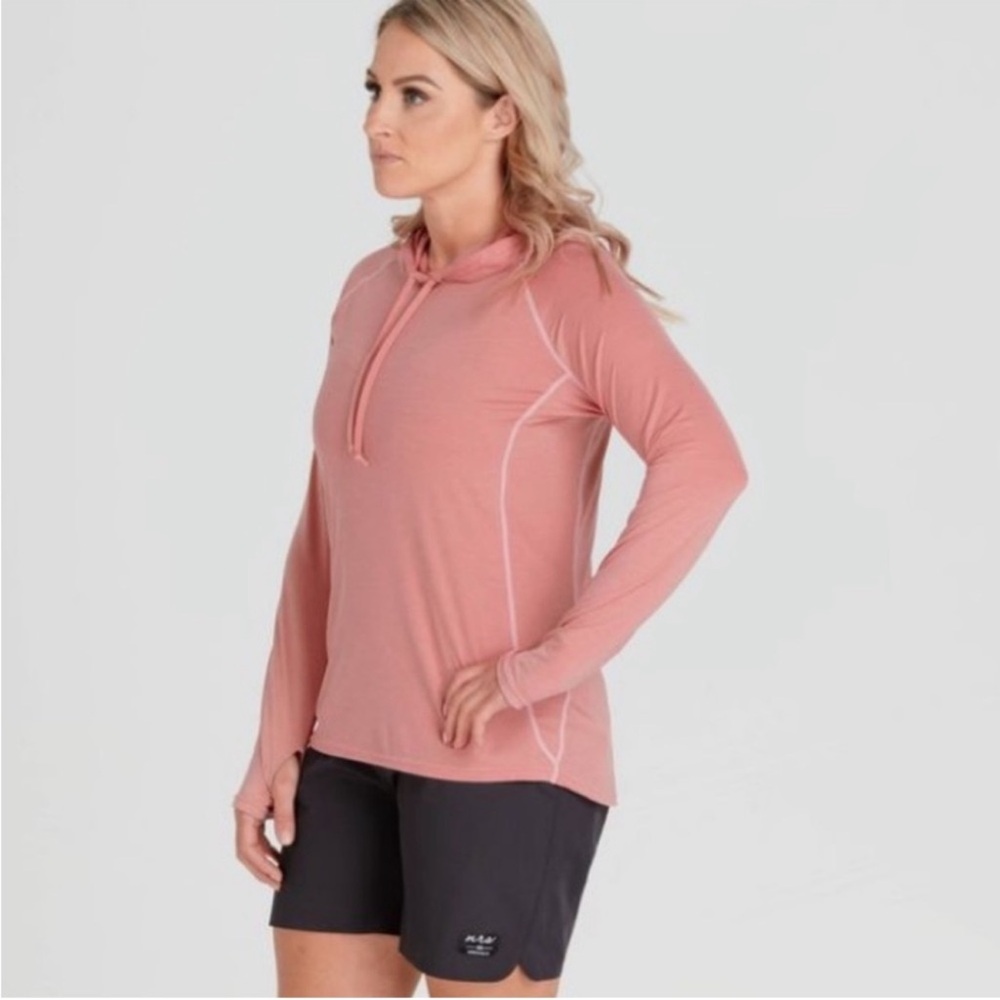 NRS Women's Silkweight Hoodie Mauve Size XS